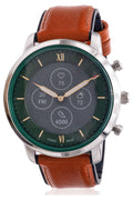 Hybrid Smartwatch HR Neutra Brown Leather W87027