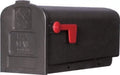 Plastic Rural Black Mailbox I343