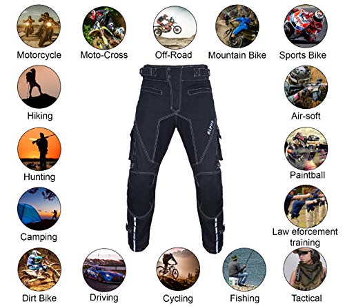 Black Motocross Pants Waist 40"-42" Inseam 34" S993