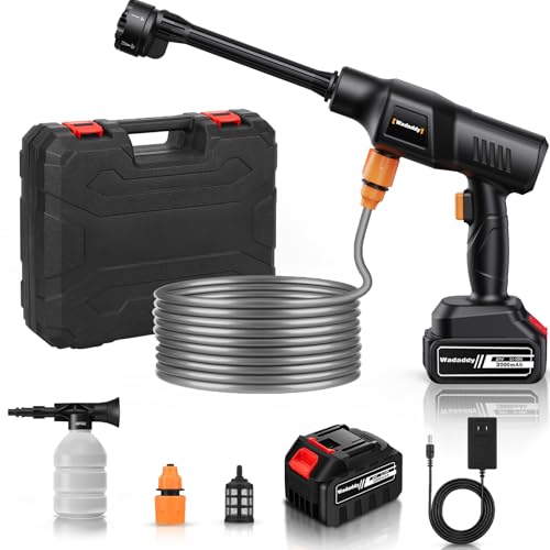 900PSI Cordless Handheld Pressure Washer with 2 Batteries B78355
