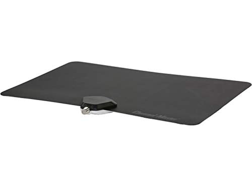 Ultra-Thin Indoor TV Antenna 35 Mile Range Black White T3313