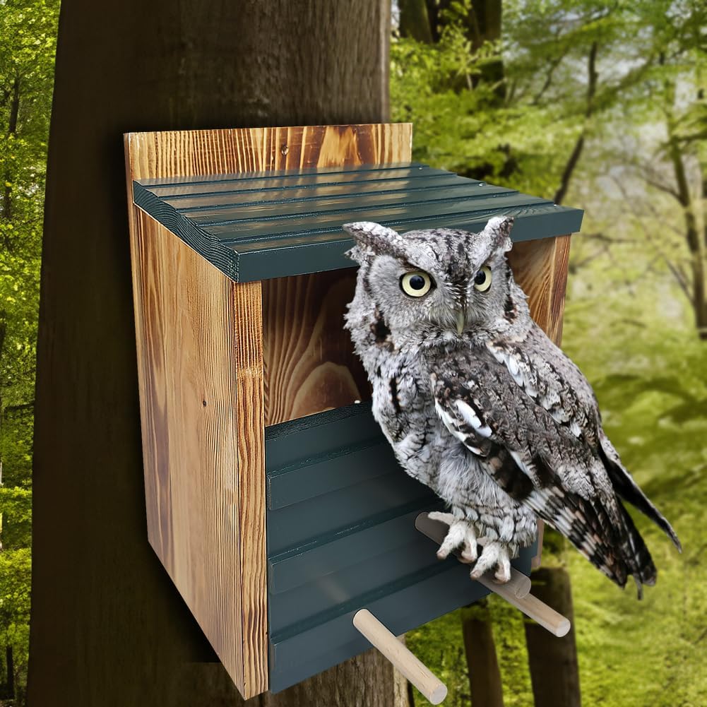 Owl House 100% Cedar Wood L327