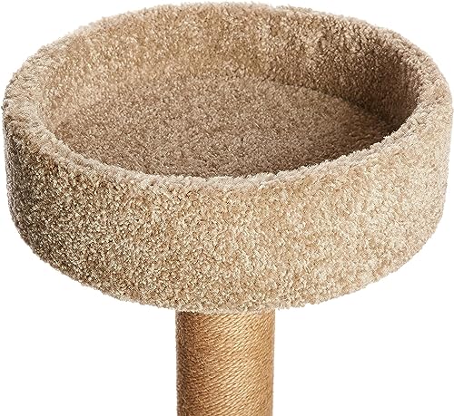 Beige Large Cat Tree with Scratching Posts J1741