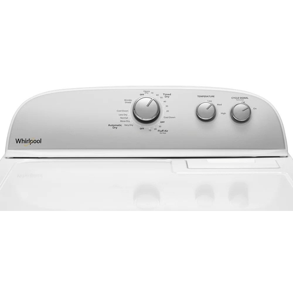 White 7.0 Cu ft Top Load Gas Dryer S6148