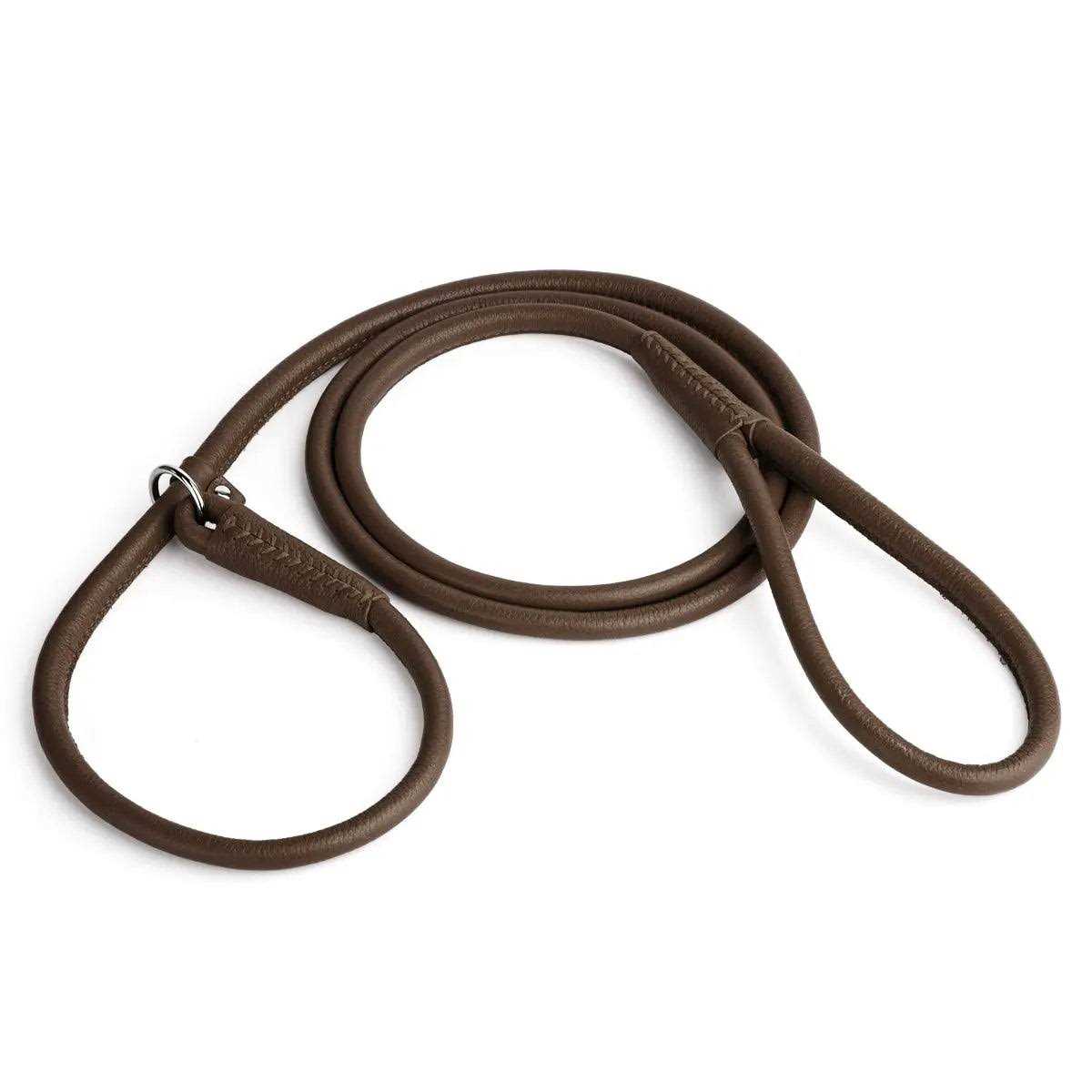 Leather Round Slip Lead H640510