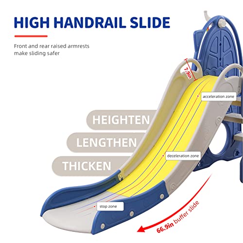 8 in 1 Toddler Slide and Swing Set W190