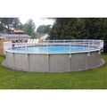 24 inch White Resin Above-Ground Pool Fence Kit A8778