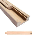 Wood Drawer Slides Undermount Center Mount Track 15.7 Inches L51949