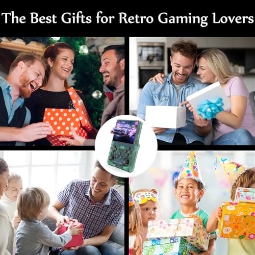 Retro Handheld Game Console with 3.5 Inch IPS Screen and 256GB Memory Card X636919