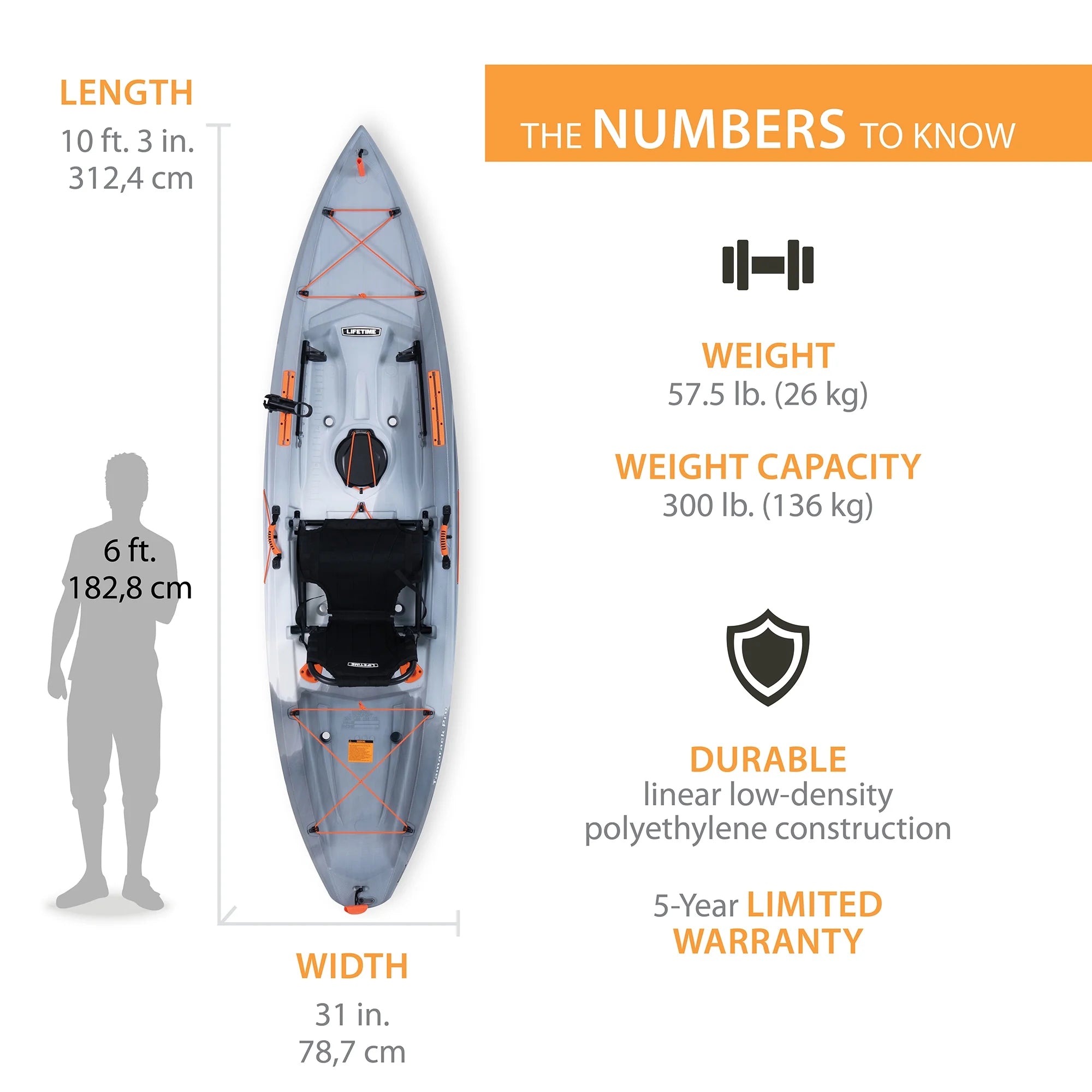 123 inch Sit-on-Top Kayak N402