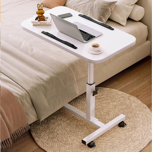 Height Adjustable Overbed Bedside Table with Tilting Panel V519156