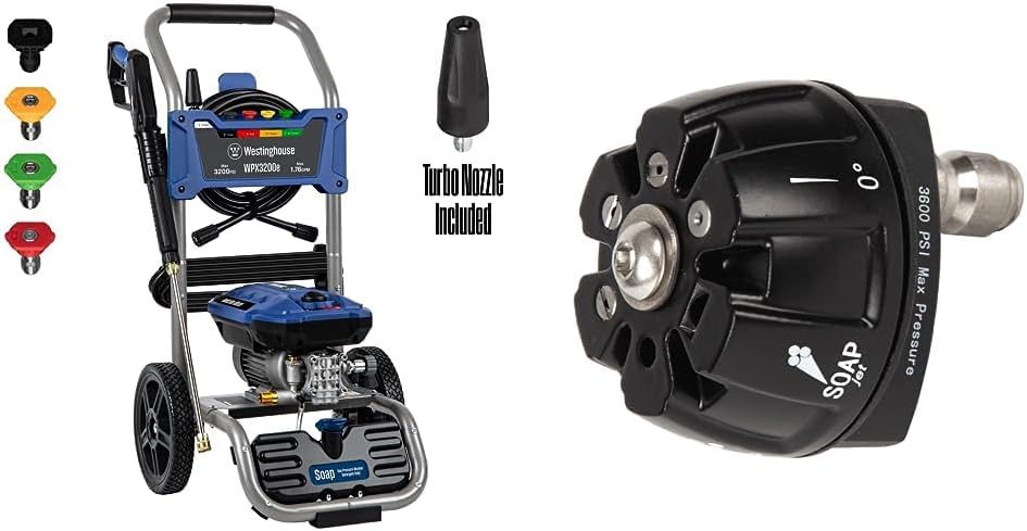 Electric Pressure Washer, 3200 PSI, 1.76 GPM, Induction Motor B985