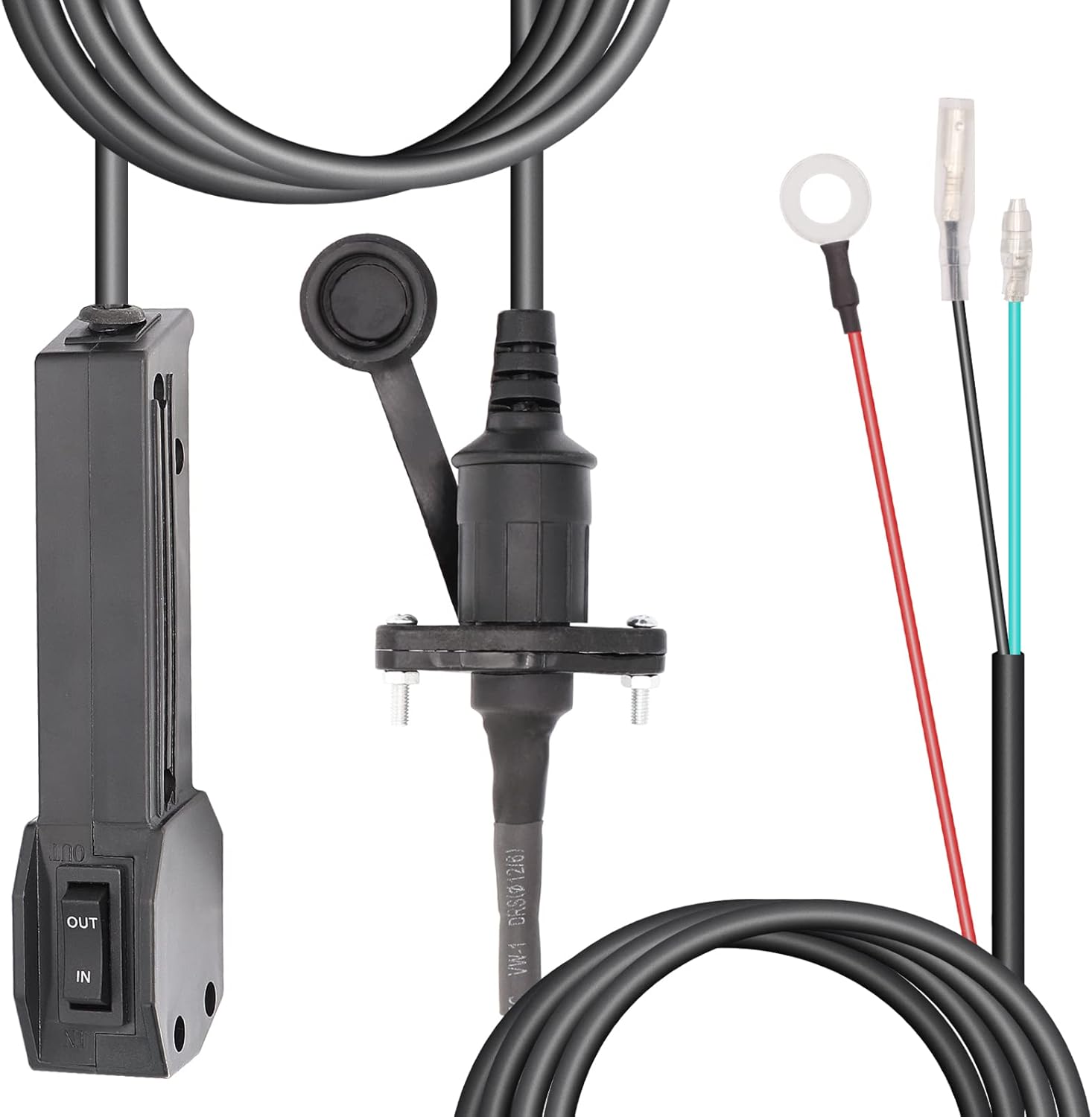 12V Corded Hand Controller Remote Control Kit for Winch B724