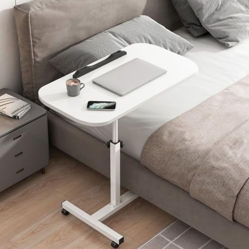 Height Adjustable Overbed Bedside Table with Tilting Panel V519156