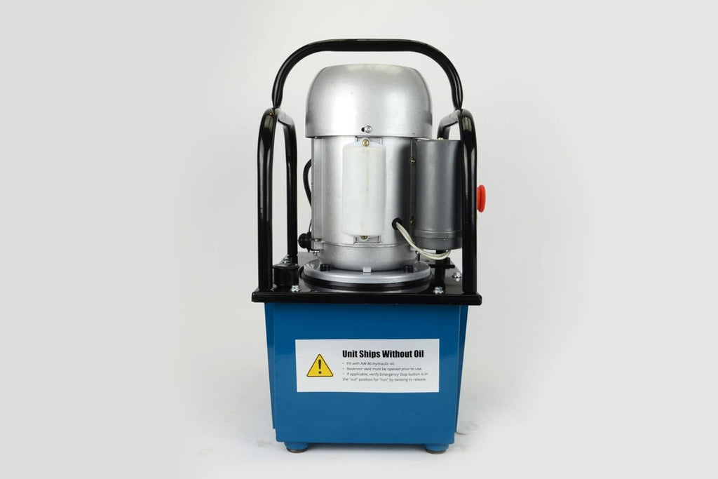 Electric Hydraulic Pump Power Pack Unit 2 Stage Single Acting 110v 10k psi 488 Cubic in Capacity E112