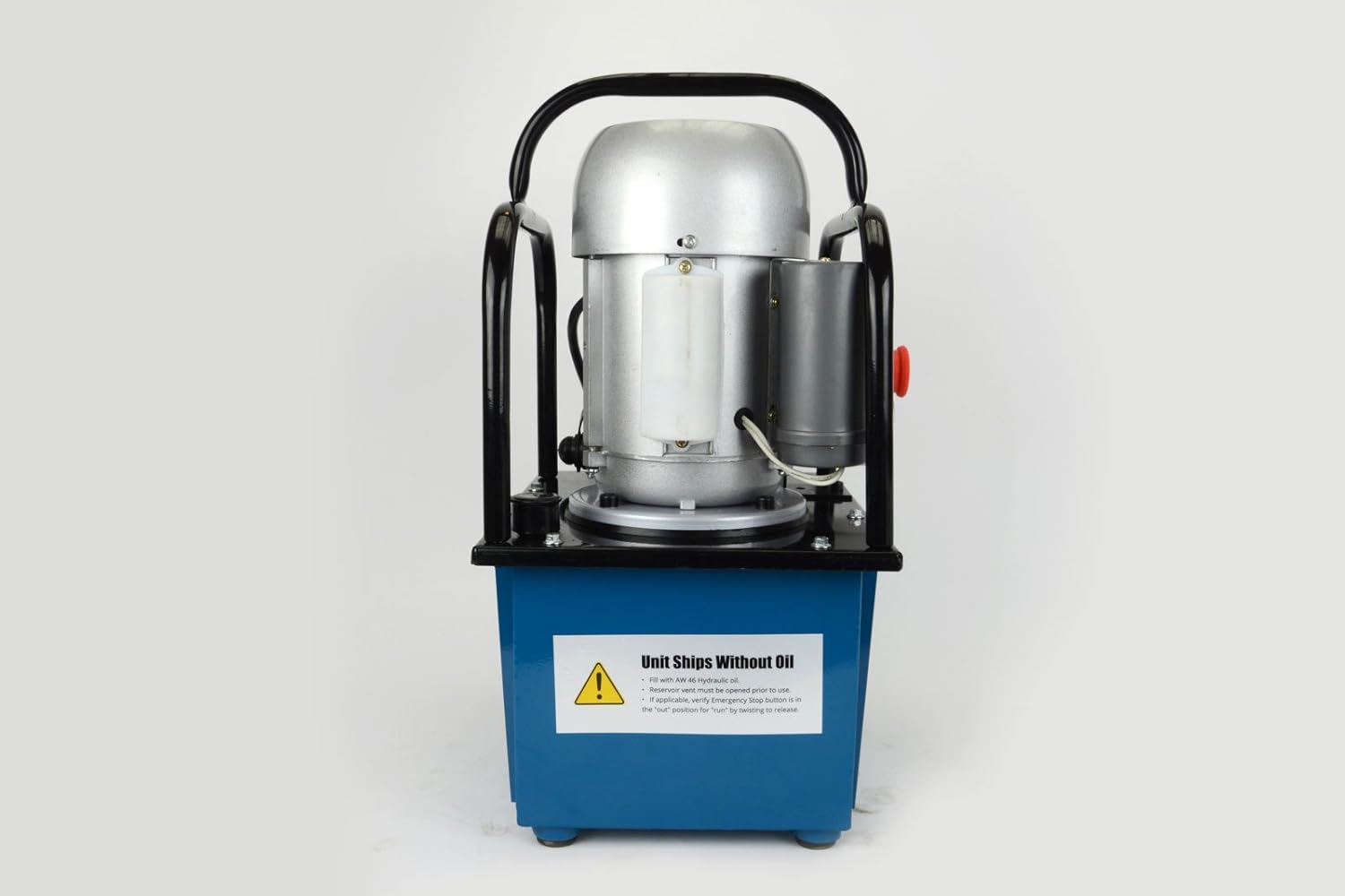 Electric Hydraulic Pump Power Pack Unit 2 Stage Single Acting 110v 10k psi 488 Cubic in Capacity E112