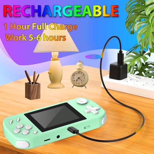 218 Video Games Portable Handheld Gaming Player (Blue) T91703