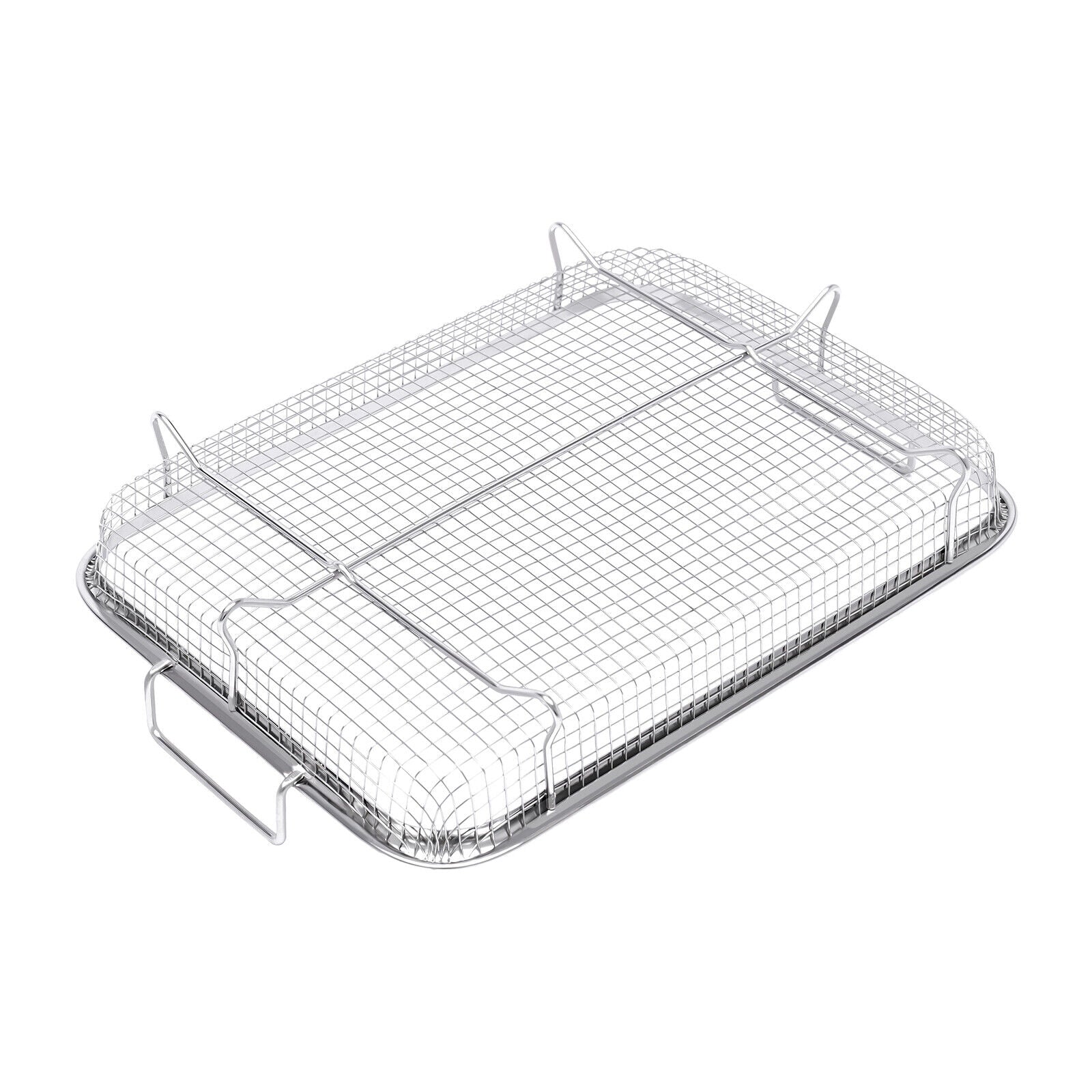 Stainless Steel Air Fryer Basket 2 Piece Set T141