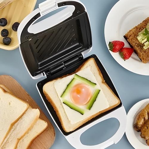 Small Electric Sandwich Maker with Reminder Light T7793