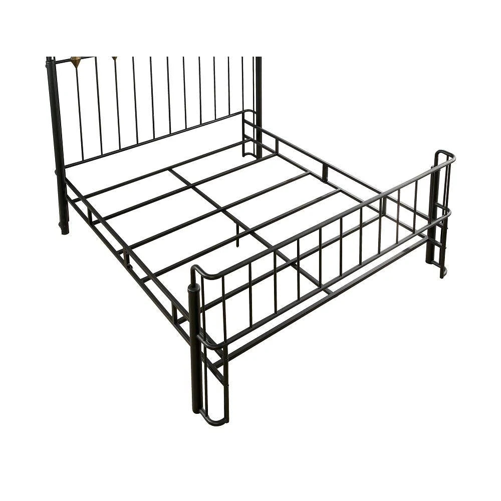 Black Queen Panel Bed P9189