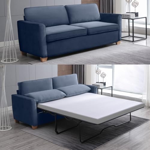 Queen Sleeper Sofa with Pullout Bed and Foam Mattress C296