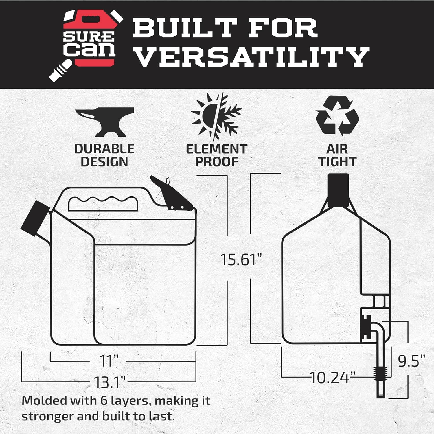 5 Gallon Safety Storage Can Y3089