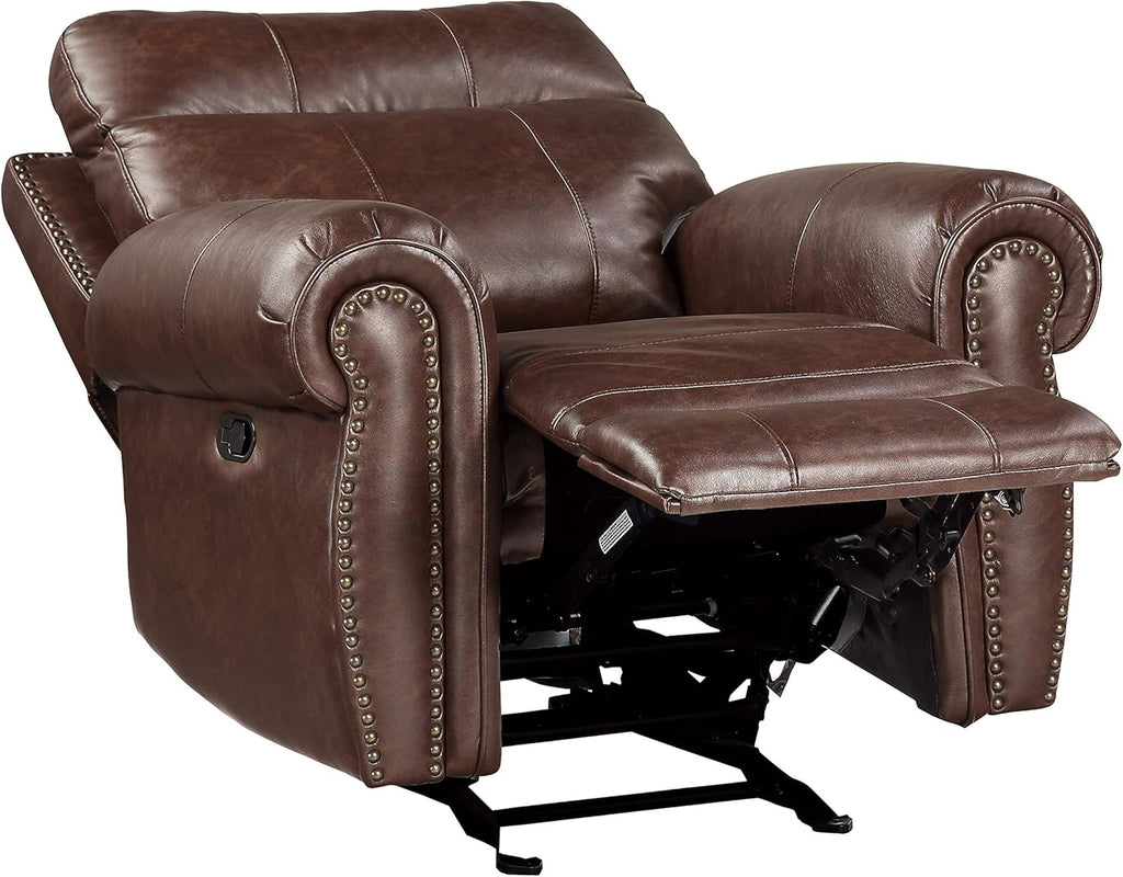 Brown Glider Recliner H1659
