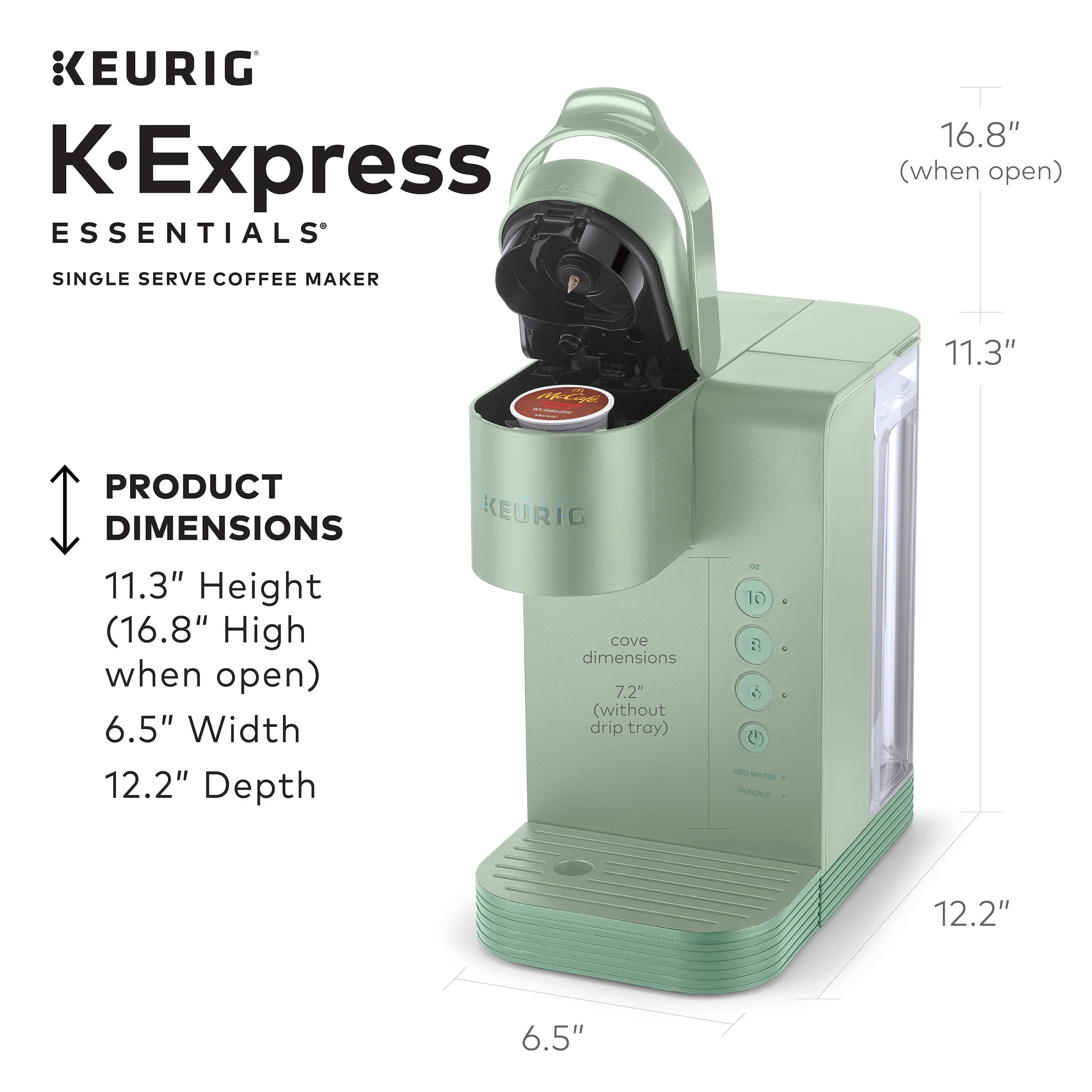 Black Single Serve K-Cup Pod Coffee Maker Q6883