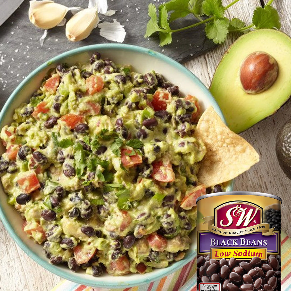 12 Pack Low Sodium Canned Black Beans, 15 Ounce Can L635058