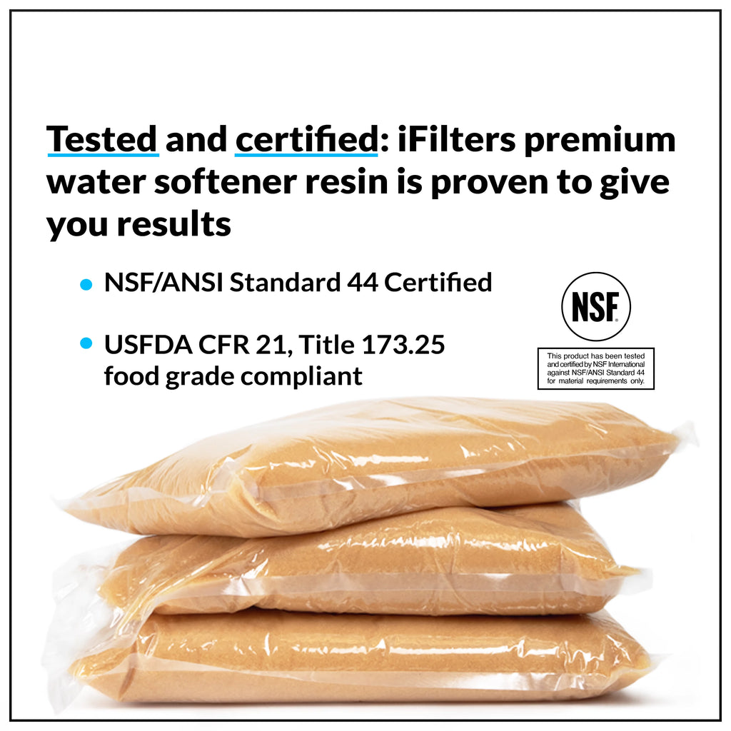 0.25 CuFt Water Softener Resin Media F16454