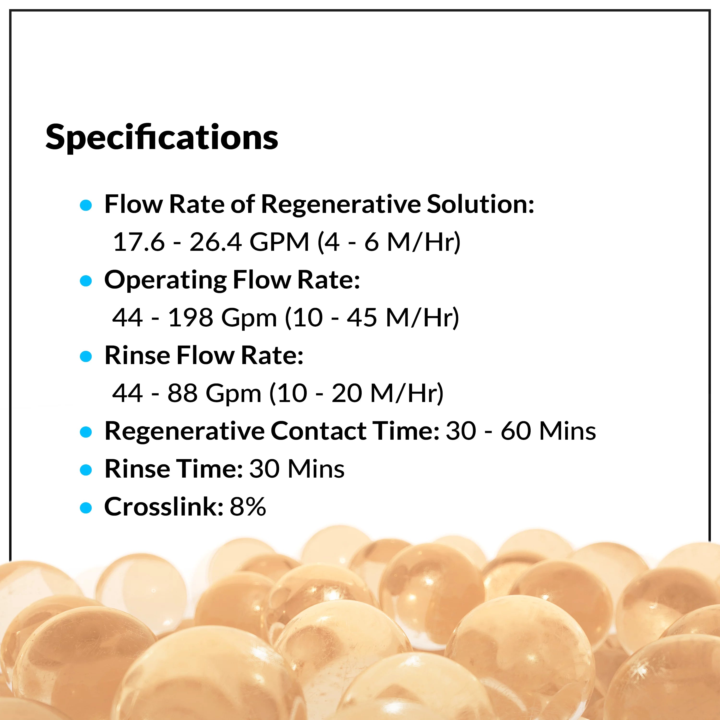 0.25 CuFt Water Softener Resin Media F16454