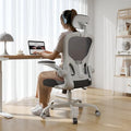Black Ergonomic High Back Desk Chair with Flip-up Armrests B988