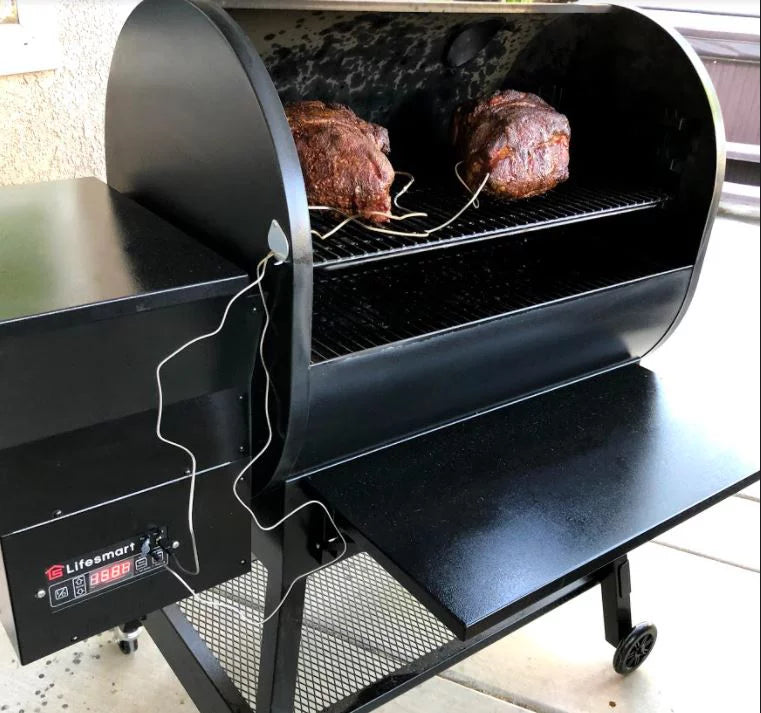 1500 Square Inch Pellet Grill and Smoker with 3 Cooking Racks M926407