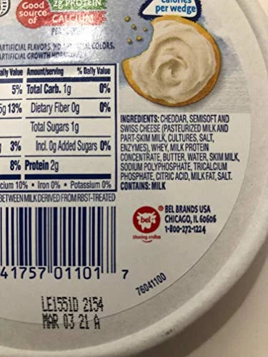 Spreadable Cheese Wedge Variety Pack P824