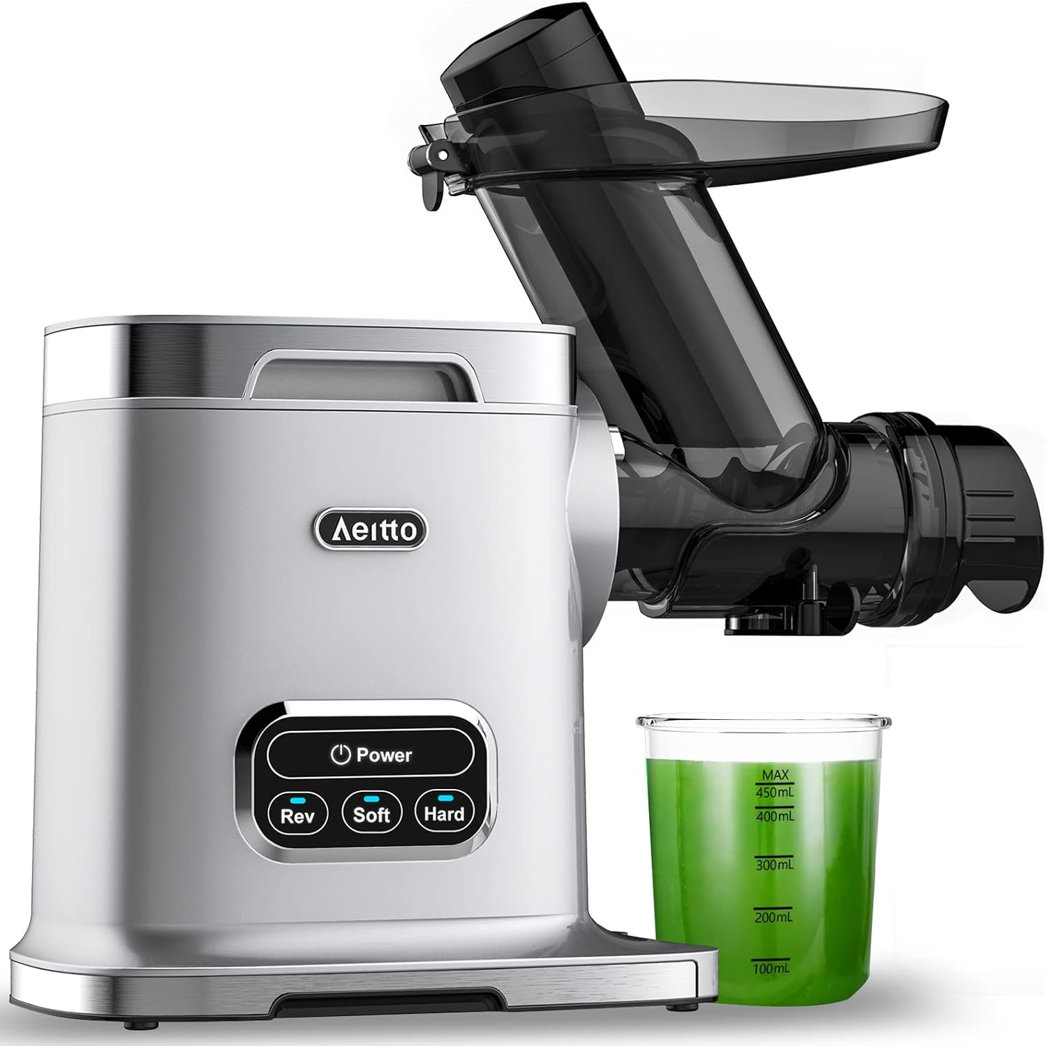 Cold Press Juicer with 3 Inch Wide Chute E522