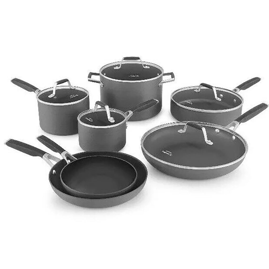 12 Piece Hard-Anodized Non-Stick Cookware Set H871