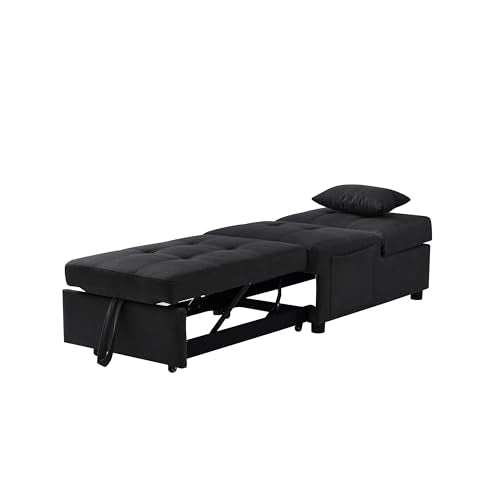 3-in-1 Adjustable Linen Sofa Bed D738581