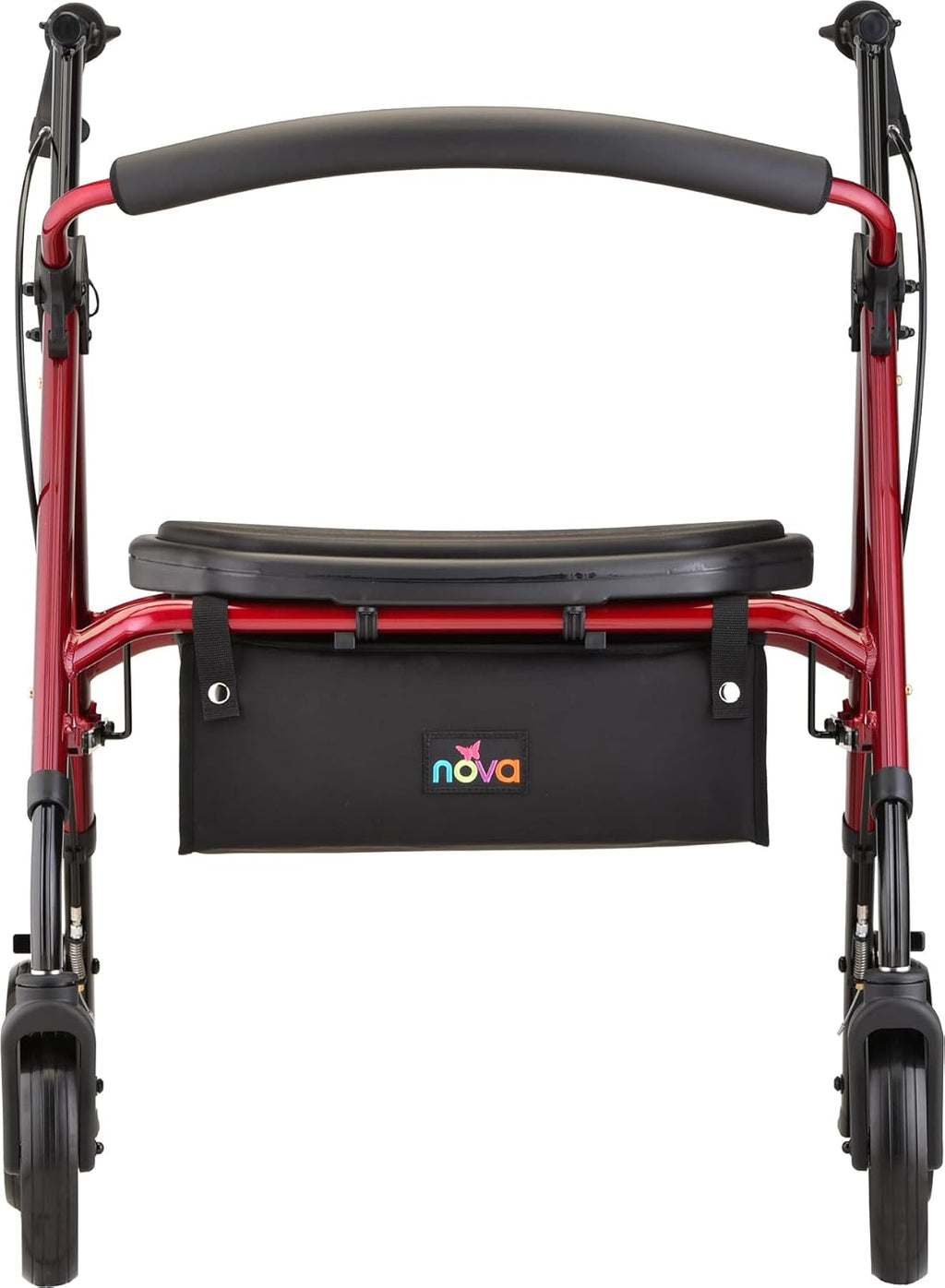 Red Heavy Duty Extra-Wide Rollator T77868