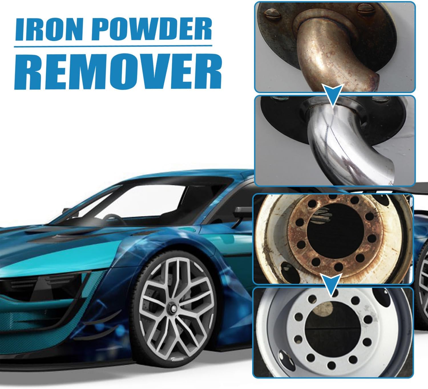 3PCS*100ML Iron Rust Remover Spray G32242