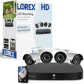8 Channel 4 Analog Metal Bullet Security Camera System with 1TB DVR X698137