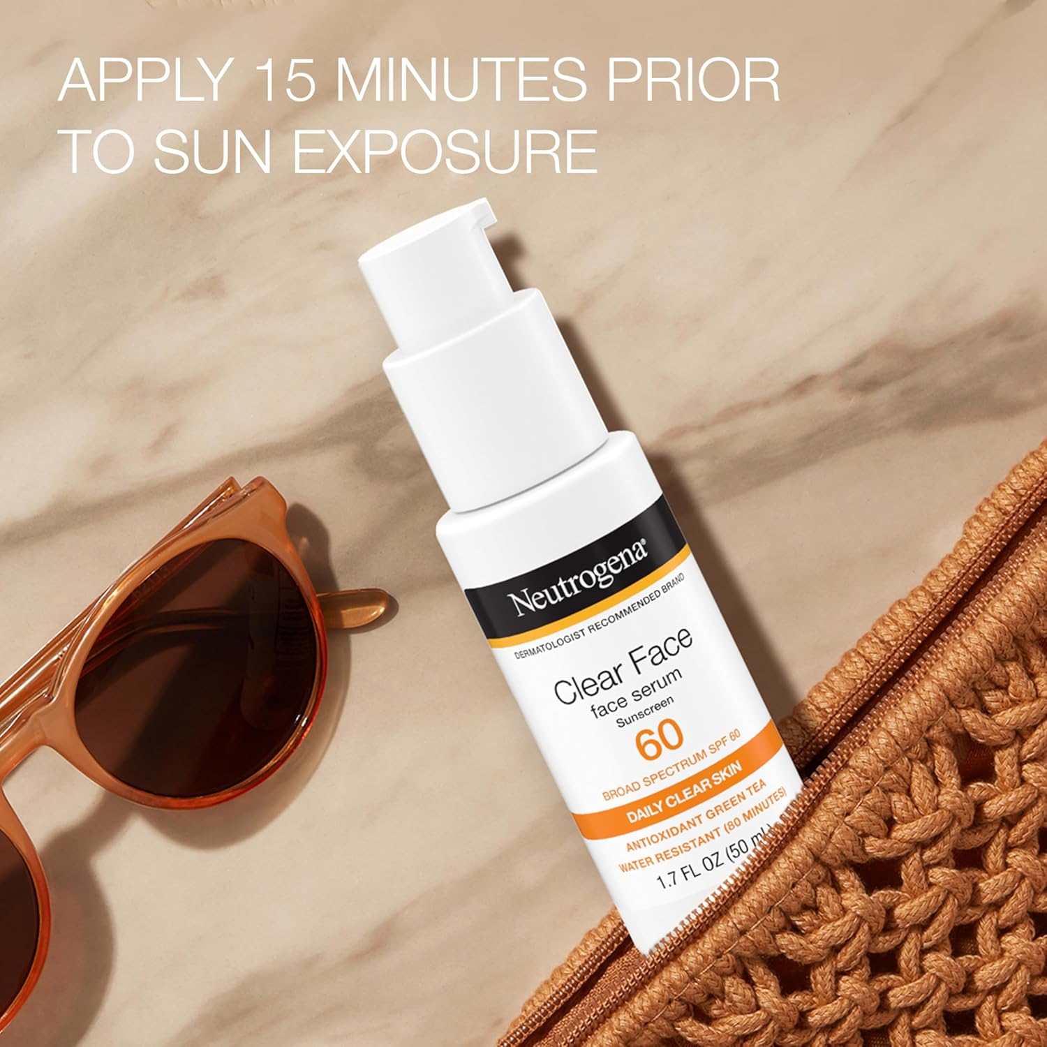 Broad Spectrum SPF 60 Non-Comedogenic Face Sunscreen, 1.7 fl. oz H7200