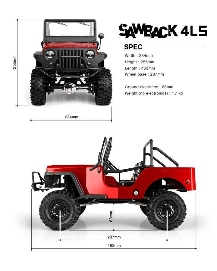 4WD Off-Road Vehicle Kit F536193