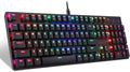 Wireless Bluetooth Mechanical Gaming Keyboard with RGB Backlit Blue Switches Pack of 2 O5502