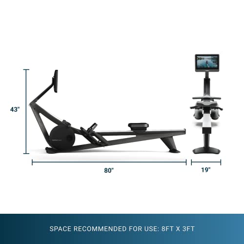 Wave Rowing Machine with 16" HD Touchscreen & Speakers - Foldable C8927
