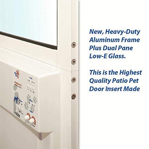 Large Electronic Dog Door for Patio Doors Z848