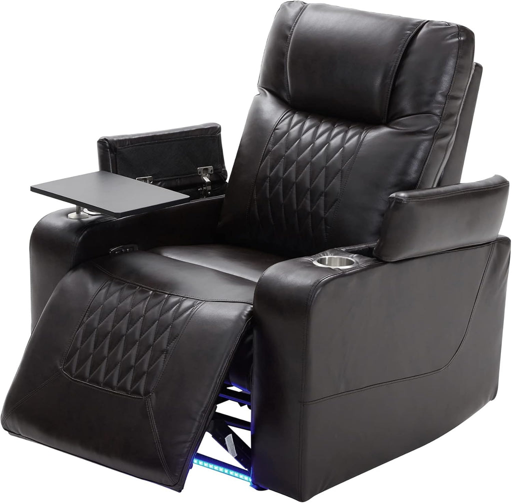 Power Recliner Chair with USB Port and Cup Holders G976958