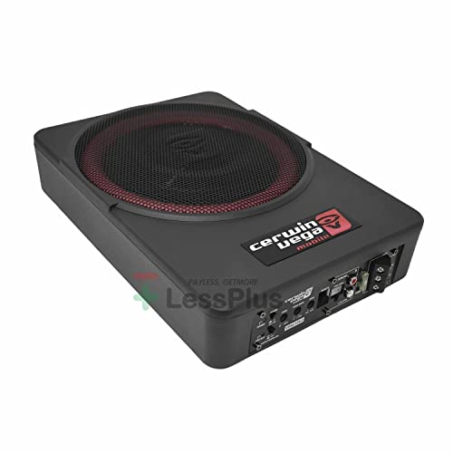 10" 550W Max 200W RMS Low Profile Active Powered Subwoofer with Built in Amplifier Module W418923