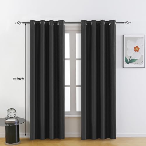 Blackout Curtains 84 inch Long 2 Panel Sets M727252