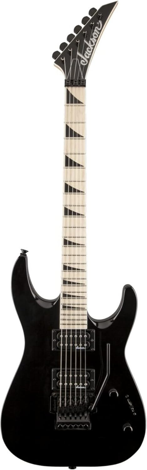 Gloss Black 6-String Electric Guitar with Hardshell Case X653