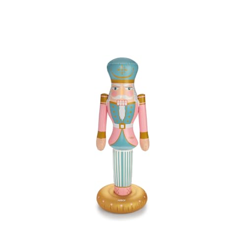 3.5 FT Giant Inflatable Pink Nutcracker Christmas Decor E17280
